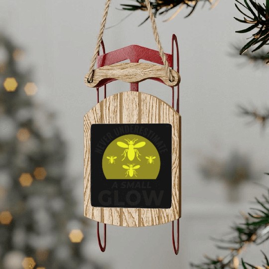 Fireflies Firefly Lightning Bug Insect Collector Sled Ornaments