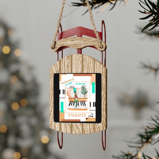 Prodigious cicada Sled Ornaments