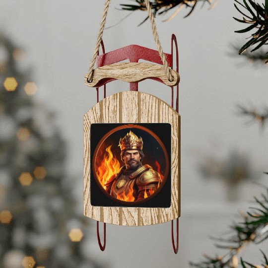 Kings Fire Brigade Sled Ornaments