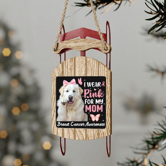 I wear Pink Great Pyrenees Sled Ornaments