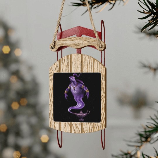 Mystic Turtle Genie - Wishes and Wisdom Sled Ornaments