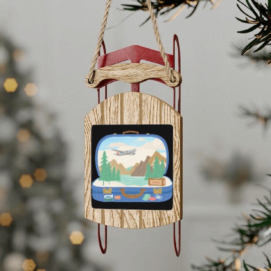 Wanderlust Spirit - Embrace the Journey Sled Ornaments