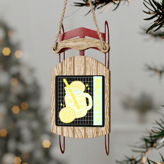 Lemonade Sled Ornaments