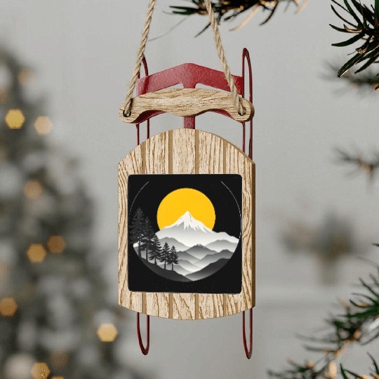 road trip Sled Ornaments