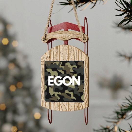 Egon Name Sled Ornaments Men Good Quality Camouflage