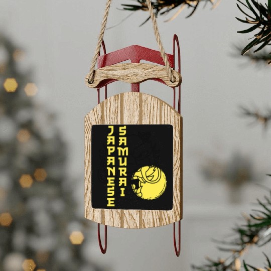Japanese Samurai Sled Ornaments