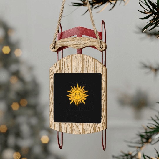 sun removebg preview Sled Ornaments