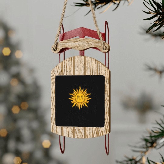sun removebg preview Sled Ornaments
