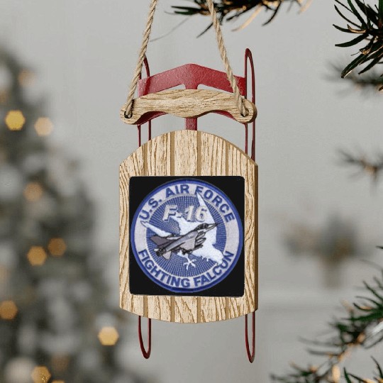 US Air Force 14 Sled Ornaments
