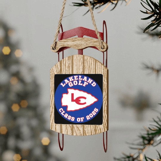 Golf Lakeland Class of 2025 Sled Ornaments
