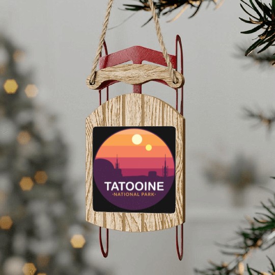 Tatooine National Park Sled Ornaments
