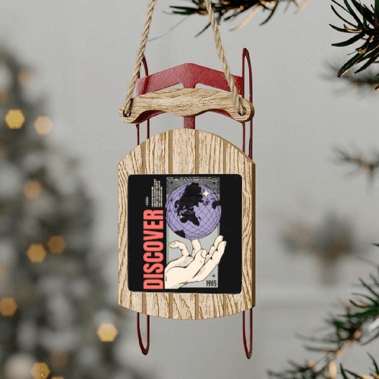 Streetwear Design Sled Ornaments