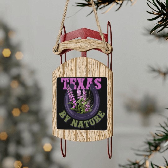 Texas Wildflower Texas By Nature Sled Ornaments