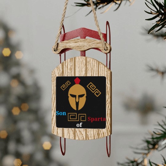 Son Of Sparta Sled Ornaments