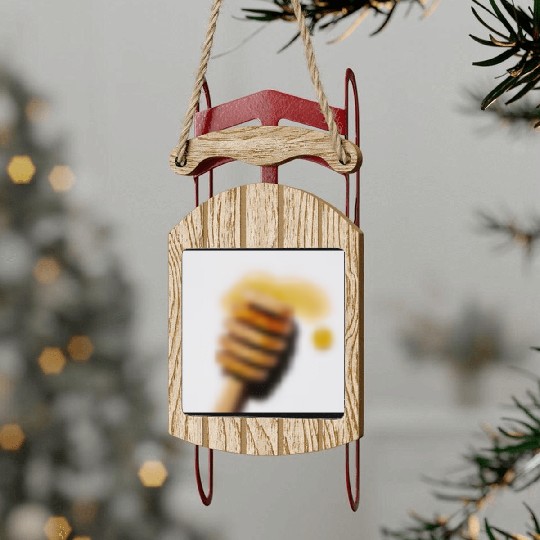 Pavement is My Playground.apparel Sled Ornaments