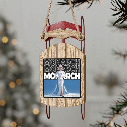 MONARCH – Silence in Command Sled Ornaments
