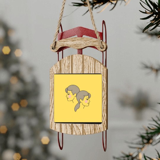 Serenity Star Signs - Gemini Sled Ornaments
