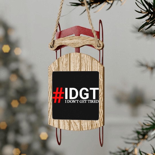 #IDGT,album,cassette,cd,clu,b,dance,hip hop,ipod,l Sled Ornaments