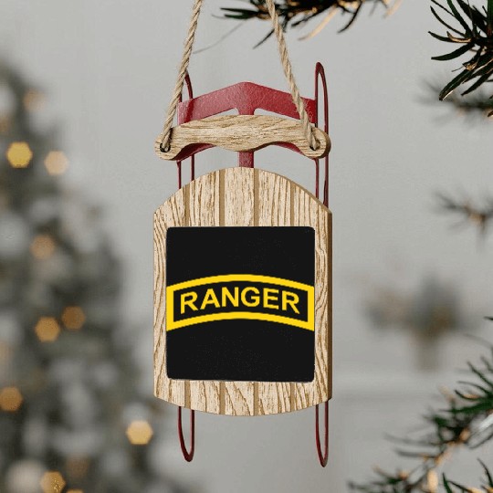 US Army Ranger Sled Ornaments