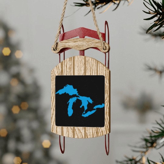 Great Lakes Sled Ornaments
