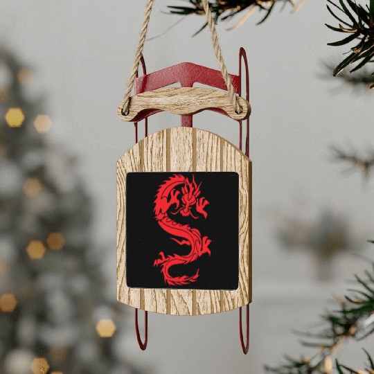 CHINESE DRAGON MMA Sled Ornaments