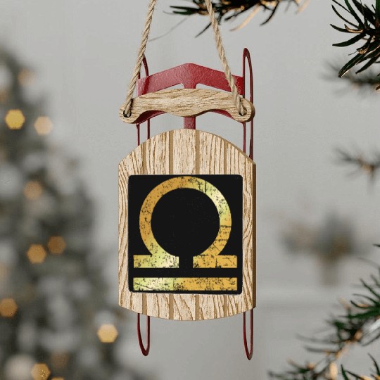 Zodiac Sign Libra – The Sign of Libra Sled Ornaments