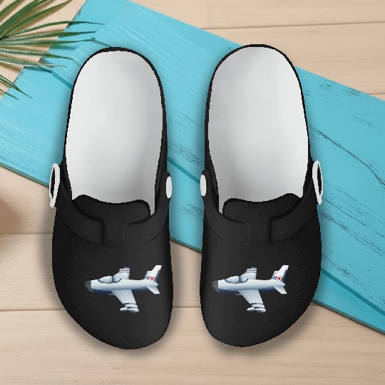 airplane Slip On Clogs