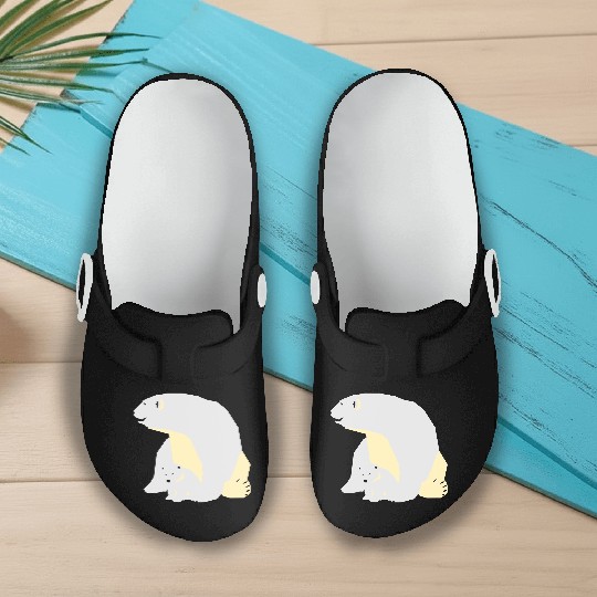Polar bear Slip On Clogs