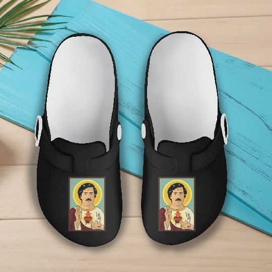 Pablo Escobar Jesus Slip On Clogs