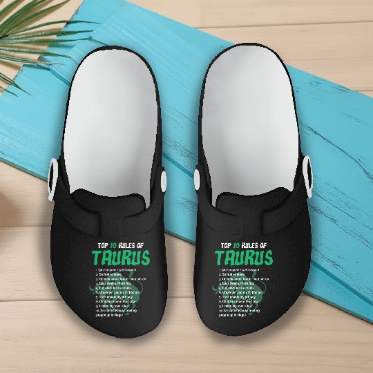 Top 10 Rules Of Taurus Zodiac Birthday Gift Slip On Clogs