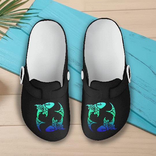 T Tattoo Pisces Horoscope Gift Idea Slip On Clogs
