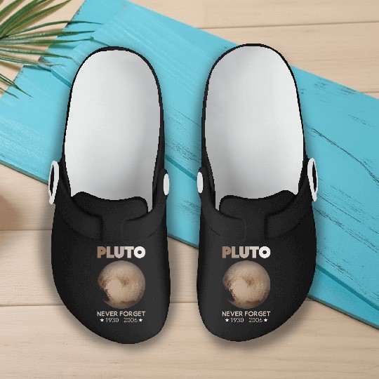 Pluto Never Forget 1930-2006 Slip On Clogs