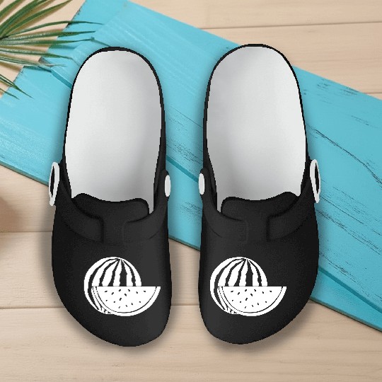 A Sweet Watermelon Slip On Clogs