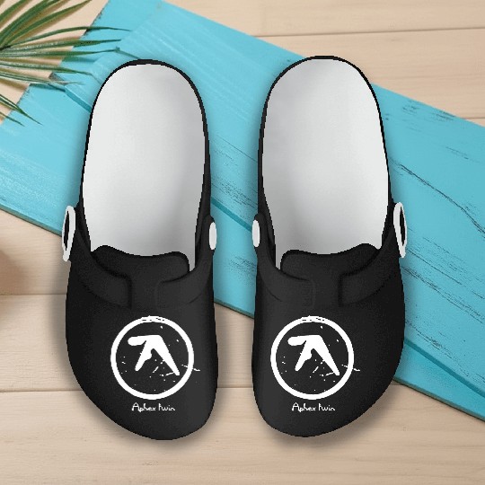 Aphex Twin Logo Slip On Clogs