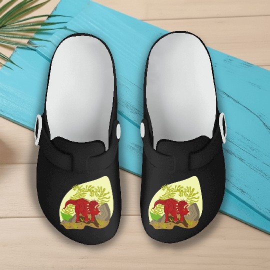 Triceratops horridus Slip On Clogs