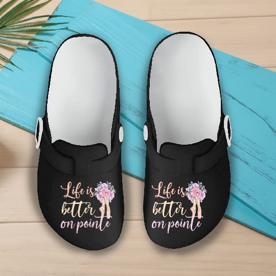 Ballet Dancing Ballerina Proud Ballet Dancer Slip On Clogs