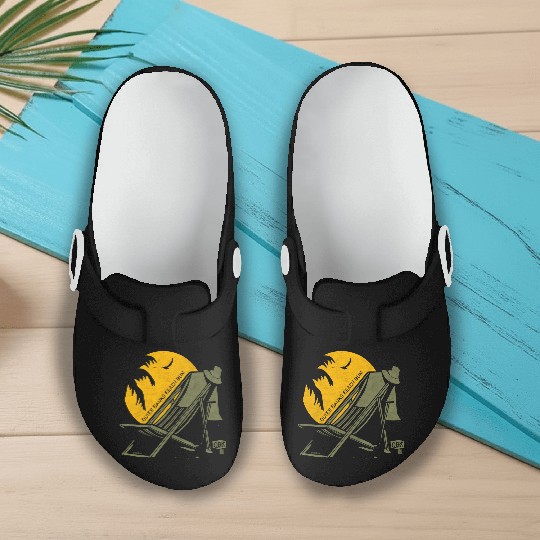 OBX Beach B OBX Army Green Vintage Slip On Clogs