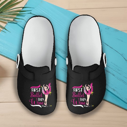 Ballet Ballerina Dance Dancer Dancing Ballet Gift Slip On Clogs