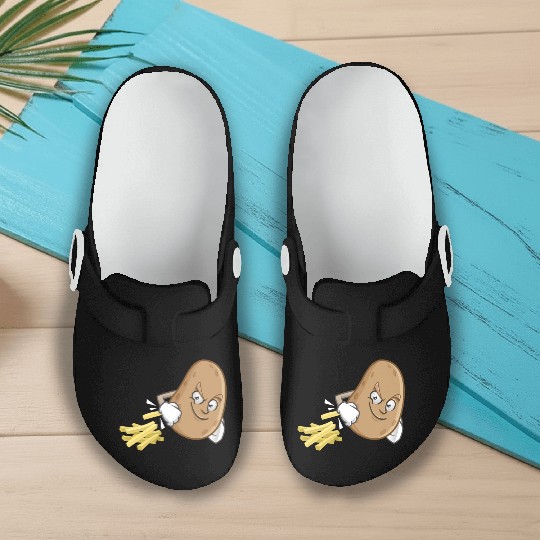 French Fries Potato Fries Slip On Clogs