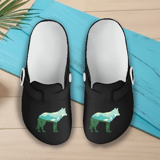Mountain Wolf Slip On Clogs