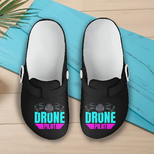 Drone Drone Pilot Drone Operator Quadrocopter Slip On Clogs