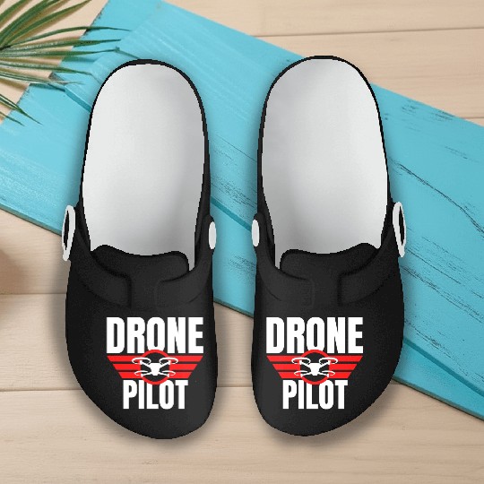 Drone Drone Pilot Drone Operator Quadrocopter Slip On Clogs