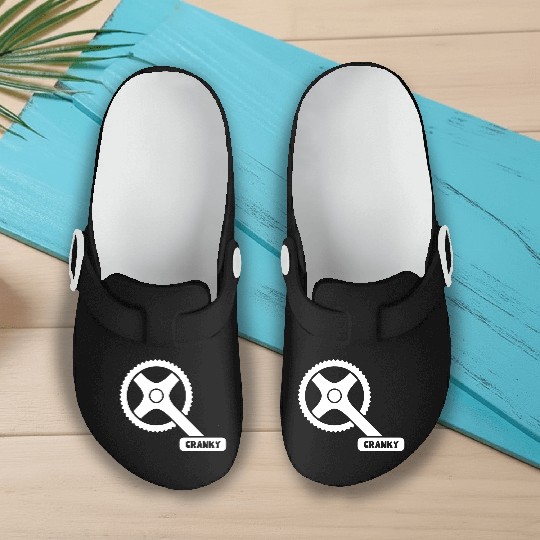 Cranky - Funny Cyclist Gift Slip On Clogs