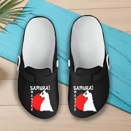 Japan Katana Martial Arts Honor Slip On Clogs