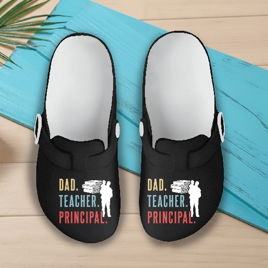 Dad Teacher Principal Homeschool Homeschooling Slip On Clogs