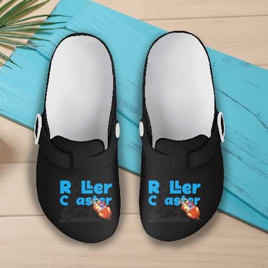 Roller Coaster Friends Besties Slip On Clogs