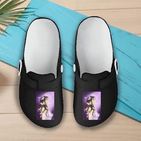 BTS Butterfly Fan Girl Slip On Clogs