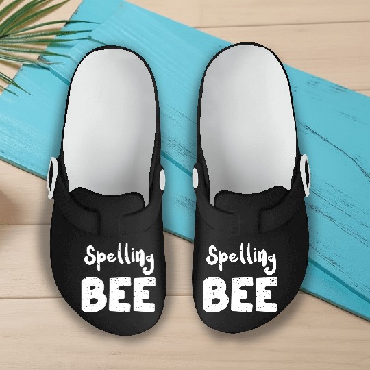 Spelling Bee - Teacher Slip On Clogs