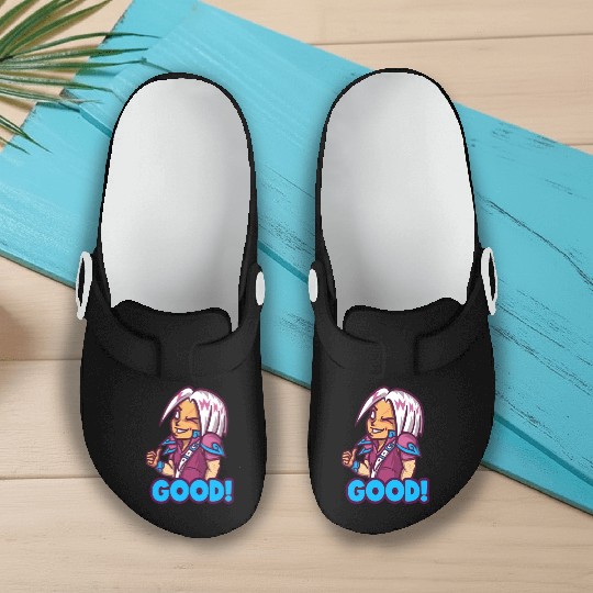 emote maker featuring lost ark inspired characters Slip On Clogs
