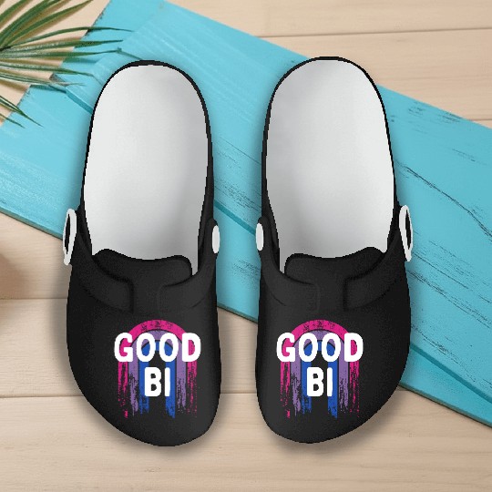 Good Bi Bisexual Pride Month Bi Pride LGBT Slip On Clogs